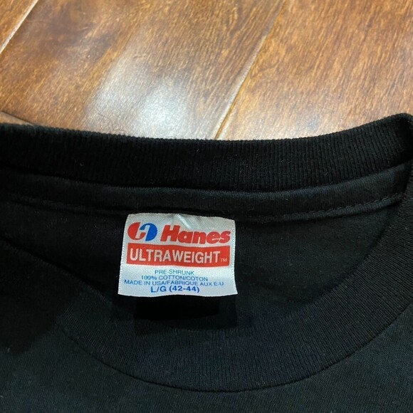 Eric Clapton 1992 US Tour Rock Band Tee Black Yellow Cotton Men's Size Large - Picture 7 of 9